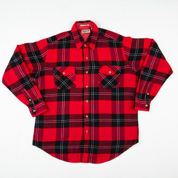 Rugged Wear Other - Vintage Rugged Wear Red and Black Plaid